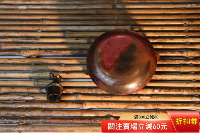 古銅 水滴 真藤真山造 斑紫銅 獅子 在印 書道具 HU185 時代物 金銅雨龍
