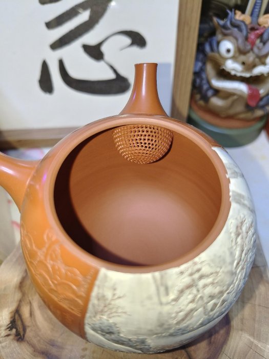 旧家蔵出 新品 常滑焼 吉川雪堂 吉川壺堂 合作 朱泥 急須 茶器 真作保証 ① 日本回流常滑燒朱泥吉川雪堂吉川壺堂早期合作作品吉川雪堂雪堂款