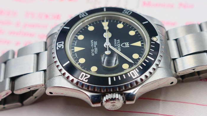 【美好時光】有保單!罕見膏藥面ROLEX龍頭底蓋Tudor 73190 lady sub經典迷你小水鬼 31mm