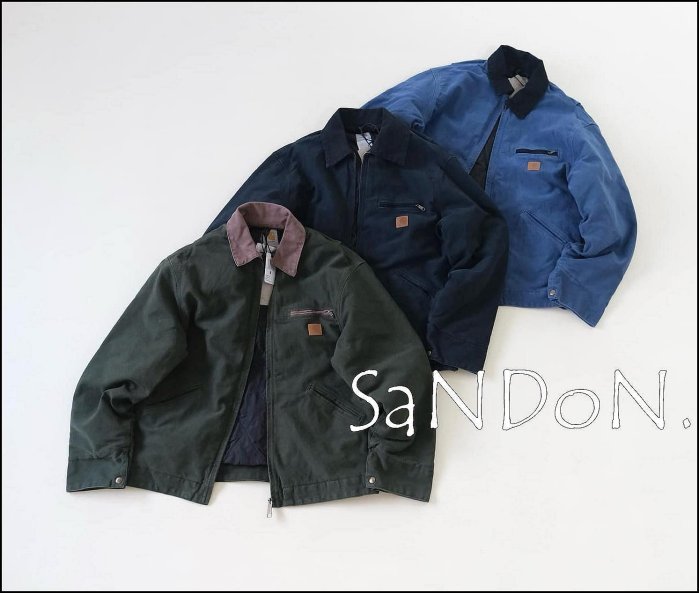 :Carhartt 2006‘s Vintage J97 MOS Detroit Jacket 自留復古感水洗美式古著砂石帆布夾克夾棉外套 241123