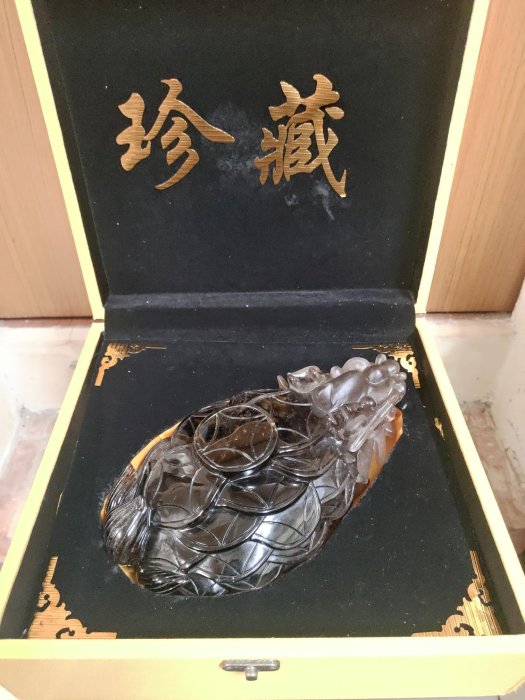 天然茶晶龍龜