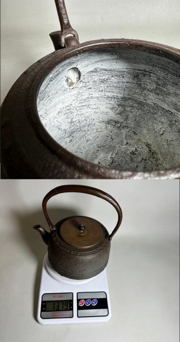 【極上品】正寿堂 万代屋形 鉄瓶 銅蓋 人間国宝 高橋敬典 銘あり 茶道具 古玩輕鬆拍】日本人間國寶釜師◇ 高橋敬典作正壽堂敬典萬代屋形銅蓋