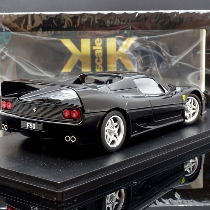 MASH】現貨特價KK scale 1/18 Ferrari F50 Hardtop 1995 black | Yahoo拍賣