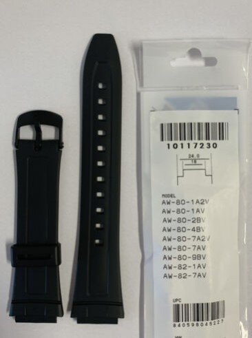 【耗材錶帶】CASIO時計屋_AW-80_AW-82_AQ-190W CASIO專用/通用款錶帶_原廠全新