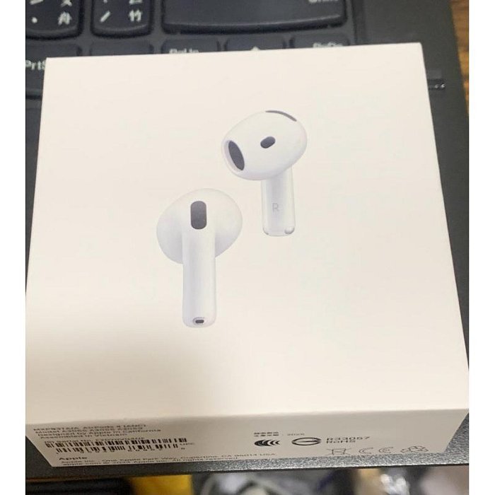全新未拆封 Apple AirPods 4 ANC 主動式降噪款 藍芽耳機 無線耳機 整組 蘋果原廠台灣公司貨