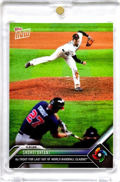 SHOHEI 大谷翔平 2023 TOPPS NOW WBC #WBC-8(PSA鑑定済：9) OHTANI ⁄ MIKE