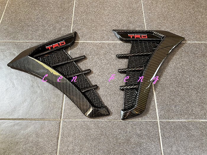 涔峰ＣＦ☆(碳纖紋)TOYOTA ALTIS 12代 AURIS COROLLA SPORT 葉子板飾板 葉子板 飾條