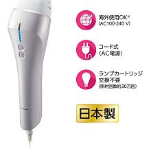 日本PANASONIC 國際牌光學除毛器脫毛臉部身體ES-CWP82 美容無線