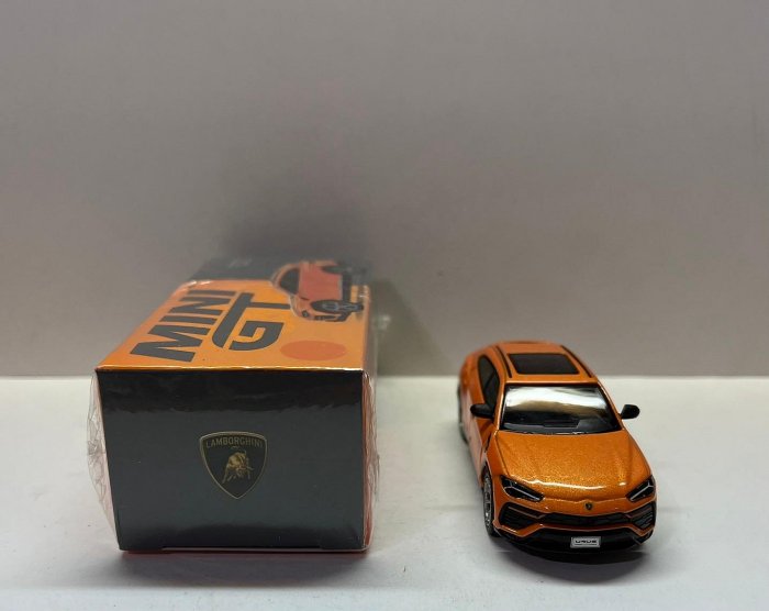 MINI GT 360 Lamborghini Urus 藍寶堅尼Arancio Borealis 橘超跑1/64
