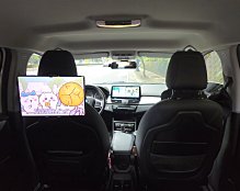 附15吋後座三星大螢幕平板 BMW F45 2AT 218i 白色