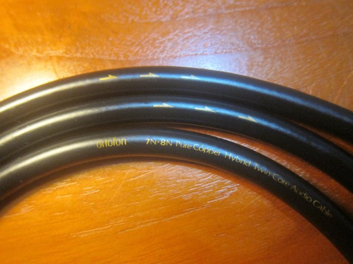 已售出）ortofon 7N+8N Pure Copper Hybrid Twin Core Audio Cable~1.5
