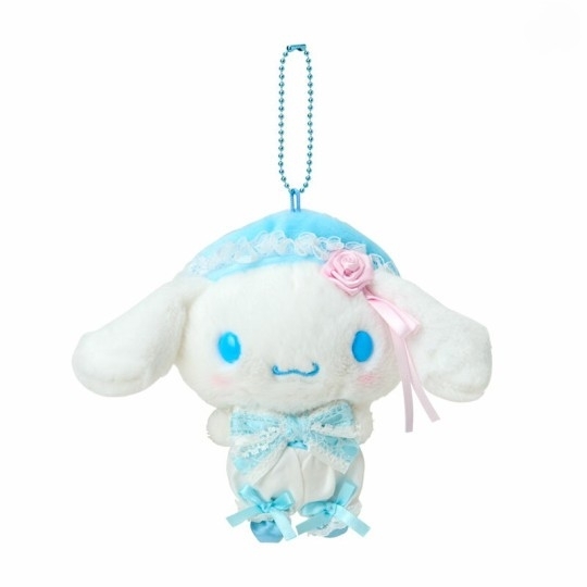 【震撼精品百貨】大耳狗 Cinnamoroll 日本SANRIO三麗鷗 大耳狗絨毛玩偶吊飾-蕾絲嫁紗*01011