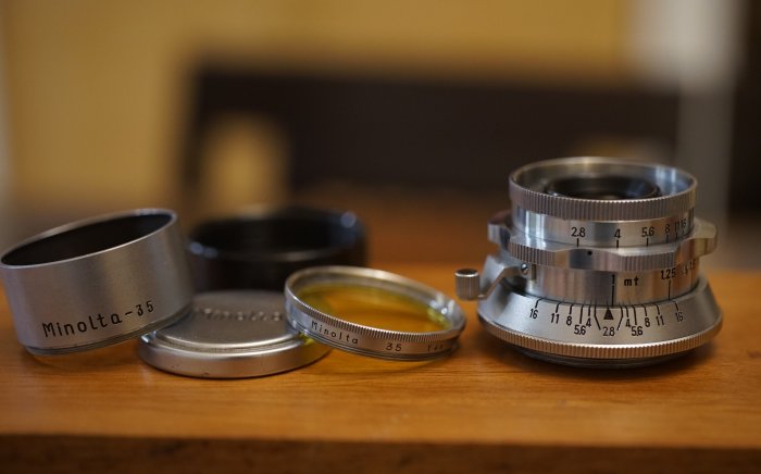千代田光學Minolta Chiyoko Super-Rokkor 45mm f/2.8 L39口可轉Sony E 千代田光學Minolta Chiyoko Super-Rokkor 45mm f/2.8 L39口可轉Sony E