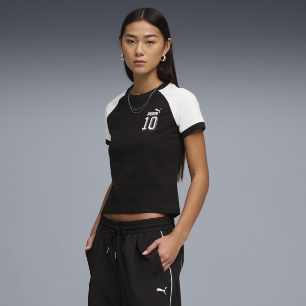 PUMA 短T 流行系列 FUTURE ARCHIVE 黑白 短袖 女 63679001