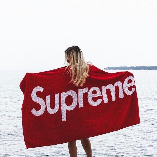 希望商店】Supreme Box Logo Beach Towel 12SS BOX LOGO 絕版浴巾沙灘