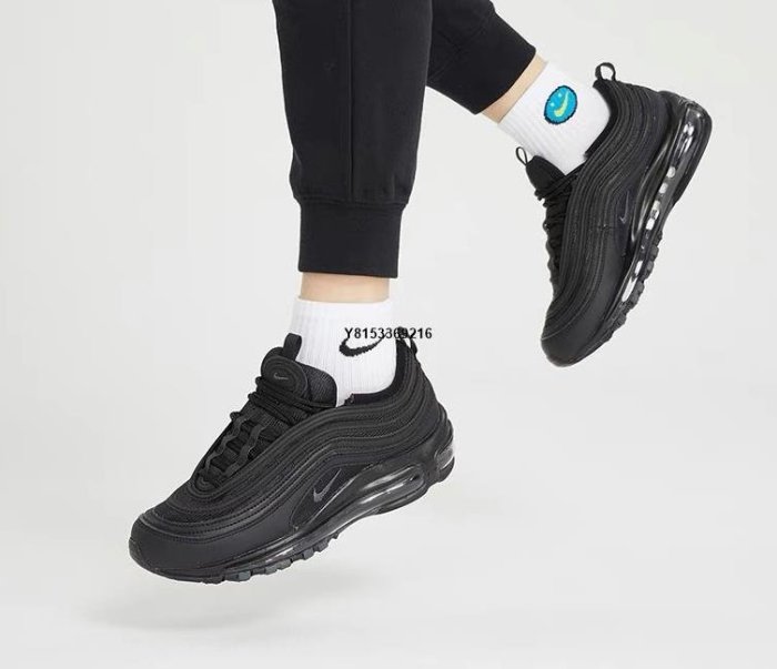 Nike Air Max 97 Triple Black 全黑黑彈慢跑鞋男女款921733-001