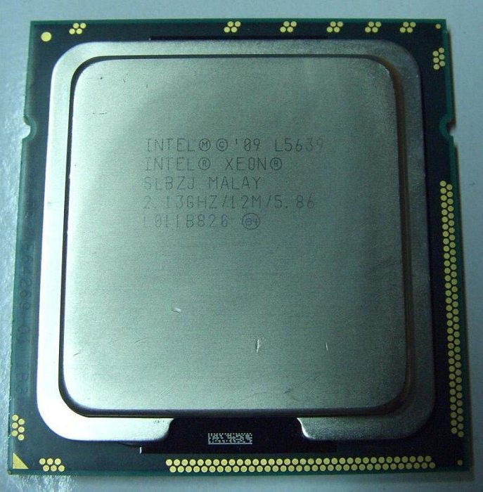 XEON L5639六核心LGA1366 X58 INTEL CPU正式版6核心SLBZJ低電壓版60W 2.13G