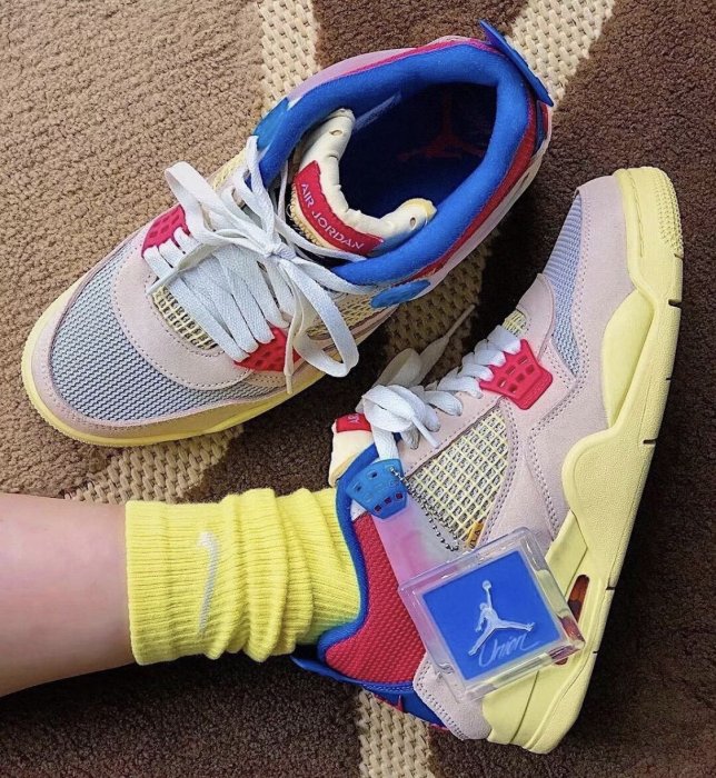 Jordan Retro Union Guava Ice On Feet Union X Air Jordan Guava Ice