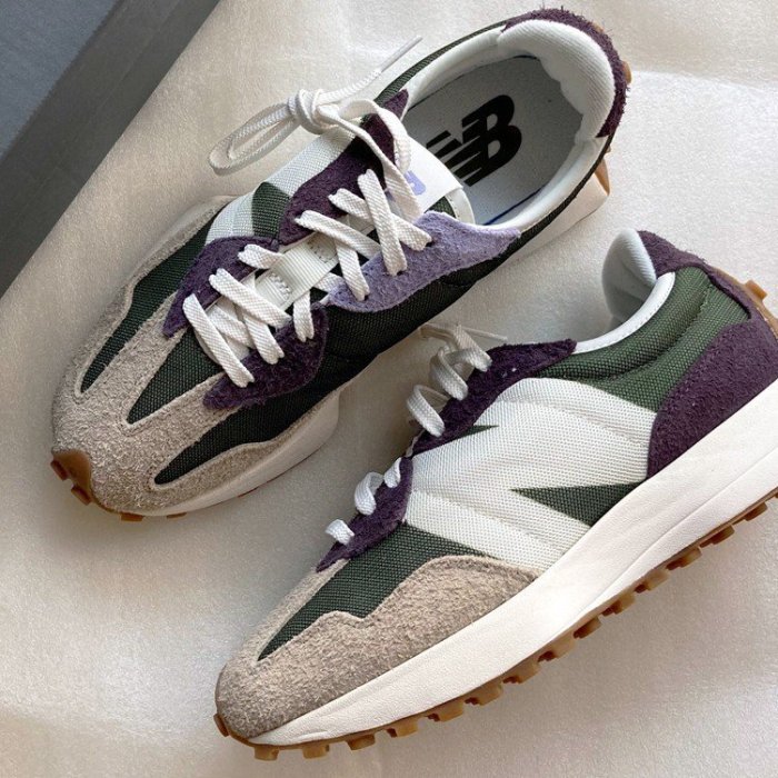 Shoes New Balance 327 Violet Femme Sports New Balance 327 Oak Leaf