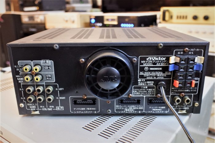 老楊音響二手日規VICTOR AX-MXF3高低音分離微型立体聲綜擴品相尚可良品