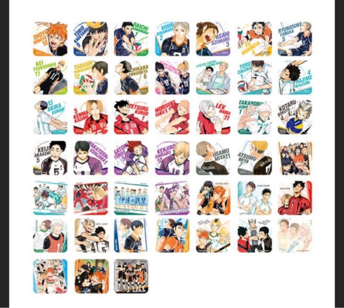 ハイキュー アートコースター BOX 青春激励 排球少年 하이큐