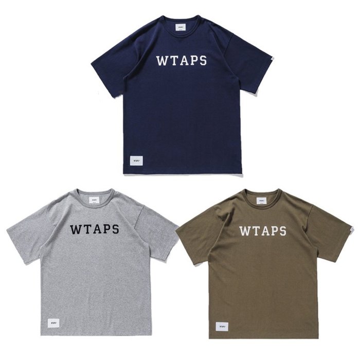 ○ WTAPS 21SS College S/S tee カレッジ Tシャツ プリント ロゴ 