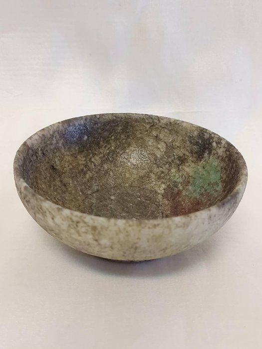 清中期乾隆御製和田白玉碗清-乾隆白玉雕，那個年代和田玉就是好東西