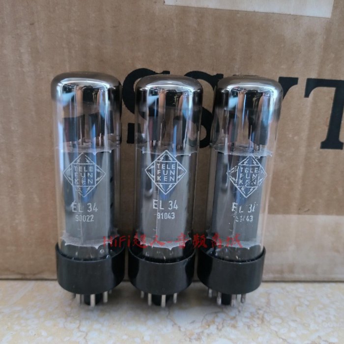 德國西德產NOS德律風根Telefunken EL34電子管KT77 6CA7 6L6真空管全新
