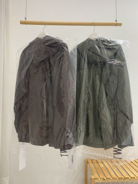 日本WTAPS潮牌21AW新款PILLAR JACKET NYLON TAFFETA輕薄連帽風衣外套