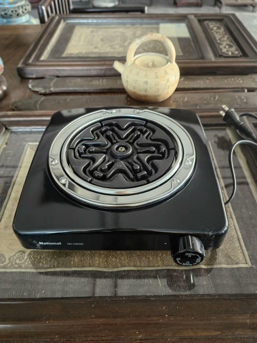 可議價【二手】日本電爐，中古電爐，電爐絲電爐，日本進口原裝中古電爐絲老茶爐，松下6050型老茶爐，2173【古韻閣】