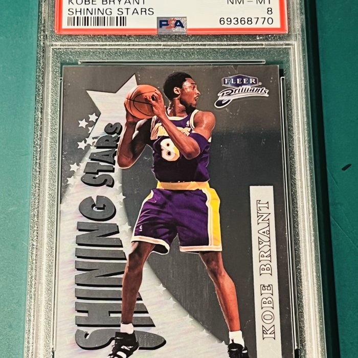 742) 98-99 FLEER Brilliants PSA 8 Kobe Bryant SHINING STARS 