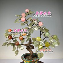 3280 創匯時期景泰藍玉石盆景事事如意品相如圖描述高31厘米寬30厘米