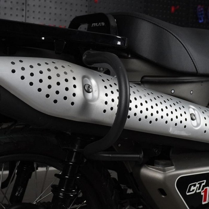 美適用HONDA CT125機車排氣管保護改裝尾氣 MGLF