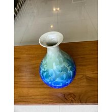 【特大・希少】青松窯 結晶釉 飾り壺 花瓶 万華鏡グラデーション 高さ35cm 結晶釉青松窯藝術花瓶| Yahoo拍賣