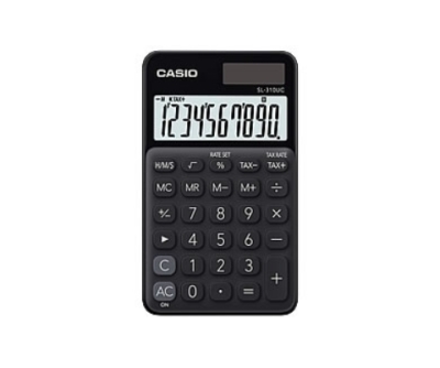 CASIO 卡西歐 甜心馬卡龍 攜帶型計算機(SL-310UC-BK)