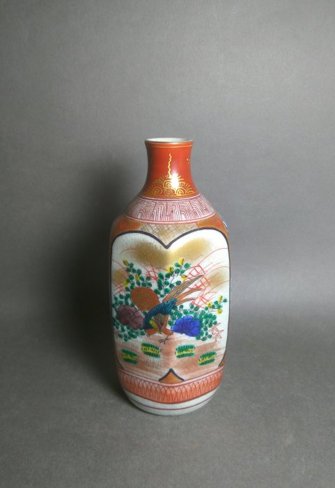 新作入荷，安い】 九谷 庄三 植木鉢 盆栽 金彩 六角型 華道