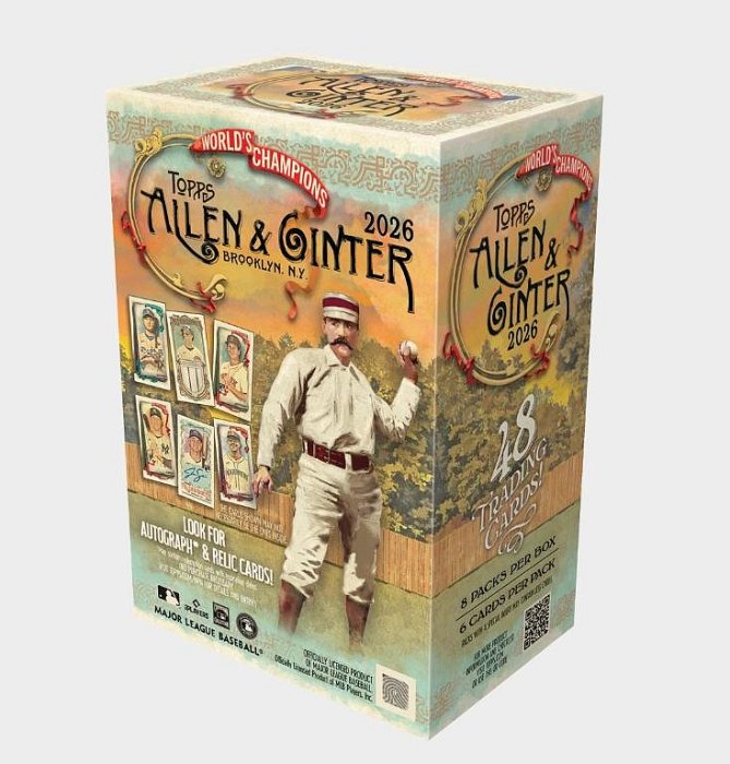 【大一卡店】2026 Topps Allen & Ginter Baseball - Value Box MLB球員卡盒 復古卡盒 手雷盒