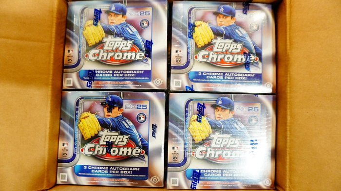 *Concon小舖* 原封箱出 2025 Topps Chrome Baseball Jumbo Box | Yahoo拍賣