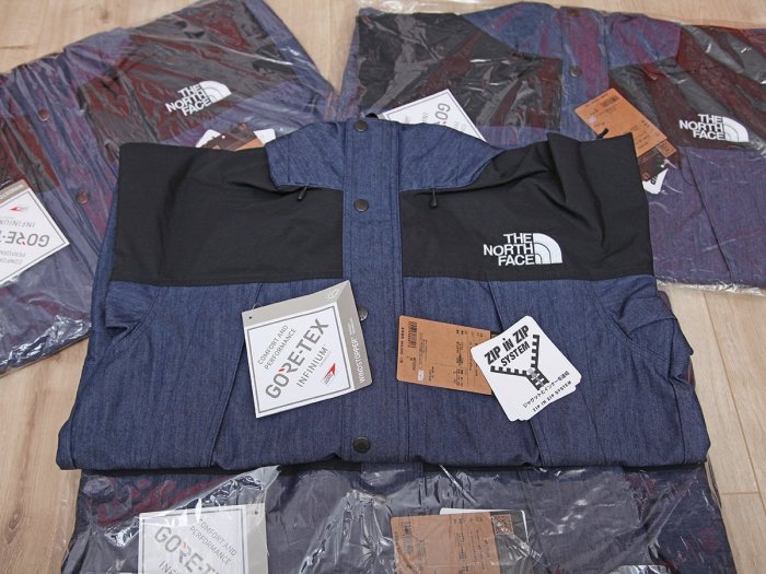 2020 SS THE NORTH FACE MOUNTAIN LIGHT DENIM JACKET NP12032 藍