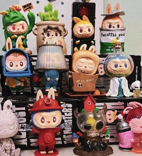 POP MART x HOW2WORK泡泡瑪特LABUBU拉布布almost hidden the monsters
