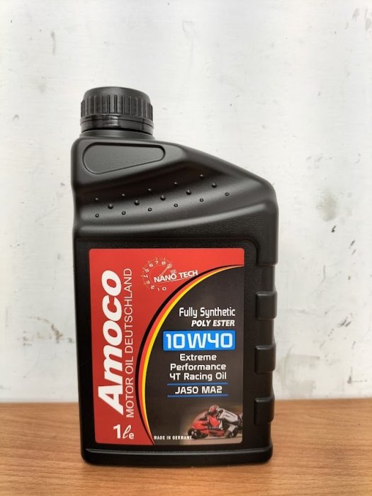 卡油王 Amoco 10w40 10W-40 NANO POLY Ester 奈米多元酯類 競技級機車