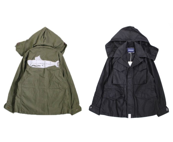 DESCENDANT 17AW 1943 SATIN JACKET ジャケット 希望商店】DESCENDANT 1943 SATIN JACKET M65 17AW 機械潛水艇