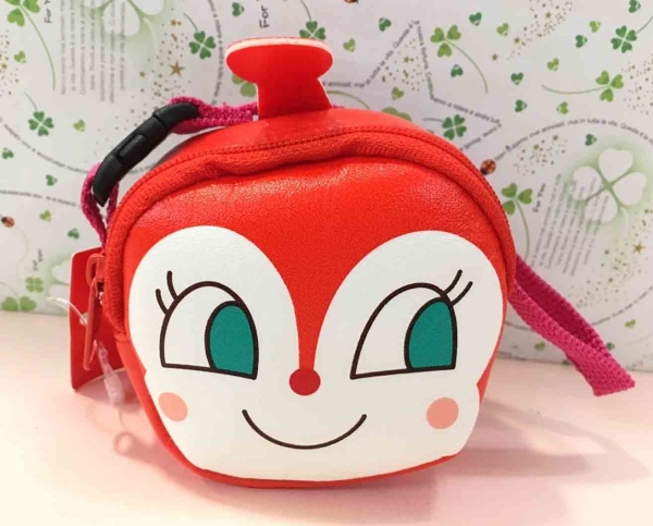 【震撼精品百貨】麵包超人 Anpanman~麵包超人零錢包/收納包-小病毒(可手提)#11155