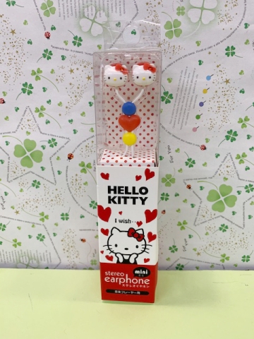 【震撼精品百貨】Hello Kitty 凱蒂貓~凱蒂貓 HELLO KITTY耳機-紅頭#66463
