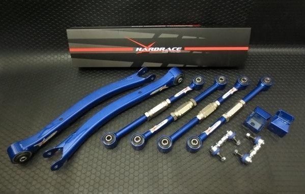 ☆光速改裝精品☆HARDRACE IMPREZA GC8 可調六連桿 硬橡膠鐵套(6155)