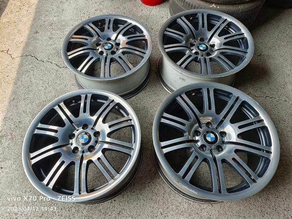 BMW E46 M3 CSL 原廠鍛造 19吋前後配鋁圈.E46 M3 原漆