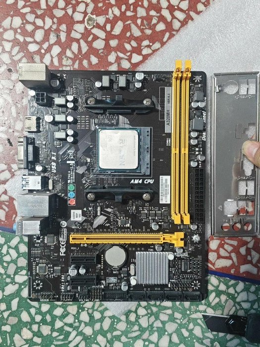 【三和電腦配件店】R5 2600處理器➕映泰A320MH，板u套裝，功能完好，沒有任何問題，便宜出，有擋板，包郵非偏遠不議價