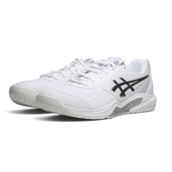 ASICS 網球鞋 GEL-DEDICATE 9 白黑 2E寬楦 抗扭 瞬移 男 1041A544102
