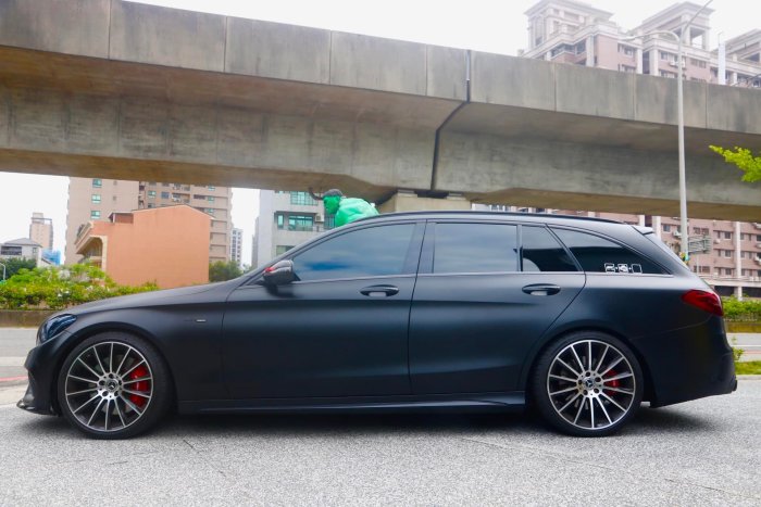 黃帝的店~賓士BENZ W205 C43 AMG 安裝EIBACH PRO-KIT短彈簧,W205 C300