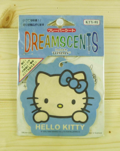 【震撼精品百貨】Hello Kitty 凱蒂貓~造型芳香片-大頭加手造型-藍色【共1款】